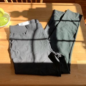 Stretch Ponte Skinny Leg Grey Pants